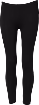 Black Skinny Mid Waist Leggings Cropped Trouser Pants