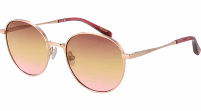 Rose Gold Metal Sunglasses