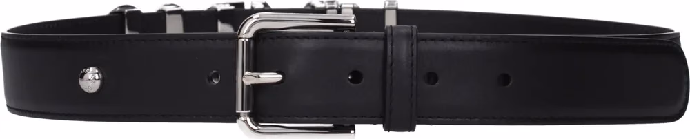 Dolce & Gabbana Black Leather Regular Belt