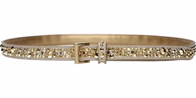 Gold Leather Regular Belt