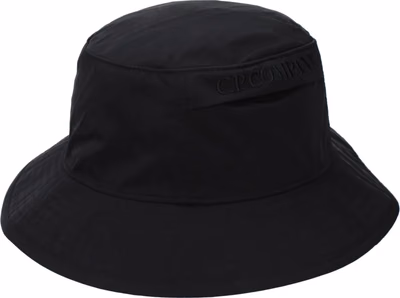 Black Polyamide Bucket Hat
