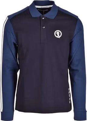 Blue Cotton Polo Shirt