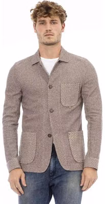 Beige Cotton Blazer