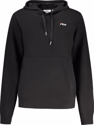 Black Cotton Women's Hoodie