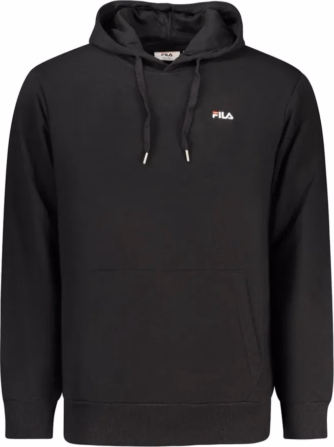 Fila Black Cotton Men's Hoodie