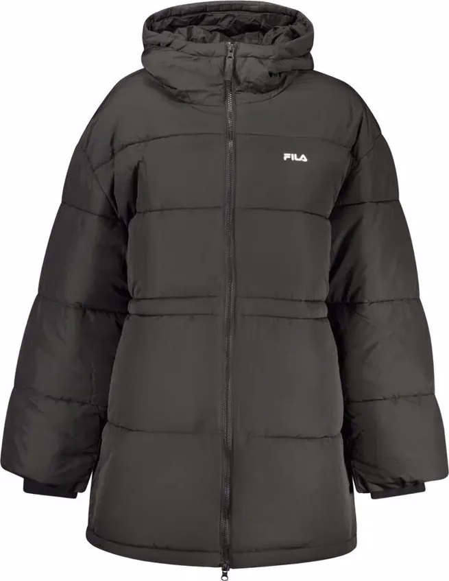 Fila Black Polyester Women Jacket