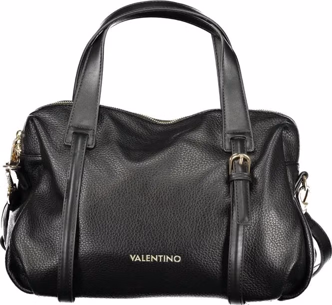 Mario Valentino Black Polyurethane Women's Bag