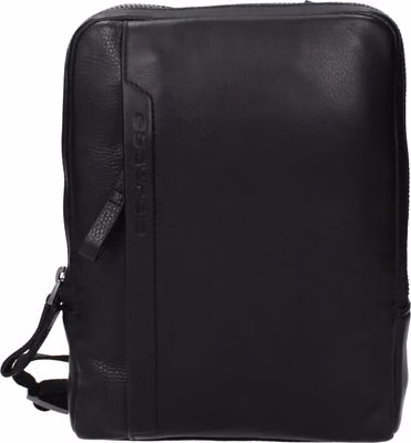 Black Leather Crossbody Bag