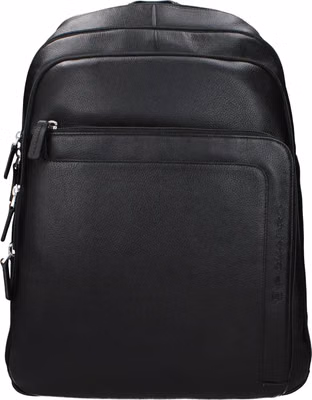 Black Leather Backpack
